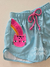 Short infantil oncinha azul Alphabeto 60634 - comprar online