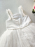 Imagem do Vestido festa infantil frufru branco Petit Cherie 170