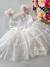 Vestido infantil festa tules arco-íris Petit Cherie 108