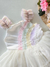 Vestido infantil festa tules arco-íris Petit Cherie 108 - loja online
