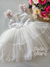 Vestido infantil festa tules arco-íris Petit Cherie 108