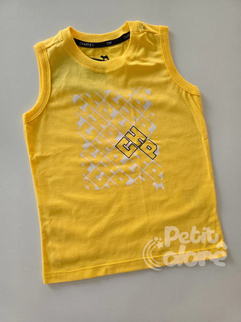 Regata infantil amarela Charpey 18096