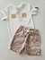 Conjunto infantil bege Divertto 17776