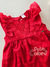 Vestido bebê laise coração vermelho Cinti 10286 - comprar online