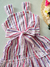 Vestido infantil listras Animê 4265 - comprar online