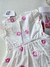 Vestido bebê branco floral Cinti 10279 na internet