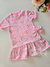 Vestido infantil ursinhos rosa Cinti 12213