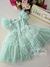 Vestido infantil festa tules verde Petit Cherie 112