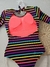 Maiô body teen Fernanda Stripes Siri Kids 39374 na internet