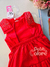 Vestido infantil cristais vermelho Cinti 12207 - loja online