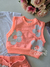 Conjunto infantil 3 peças laranja neon Cinti 12237 na internet