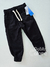 Calça infantil jogger algodão preta Mania Kids 3287 - comprar online