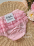 Calcinha Tapa Fralda 100% Algodao com rendinhas Rosa Luna 0022 na internet