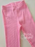 Legging infantil canelada rosa iogurte Cinti 12444 na internet