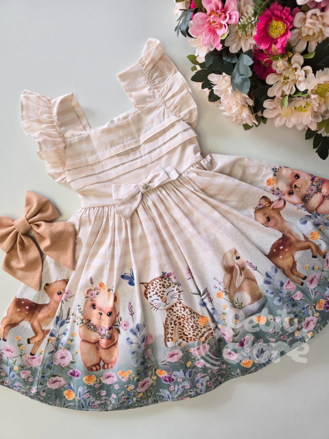 Vestido infantil dolce giardino Petit Cherie 188 - comprar online