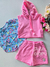 Conjunto infantil rosa bichinhos 3 peças Cinti 12423 - Petit Colorê | Moda Infantil, roupa de Menina, Menino e Bebê 