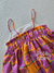 Vestido infantil flower power rosa Alphabeto 59867 - loja online