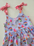 Vestido infantil eu e minha BFF roxo azulado Alphabeto 59847 - loja online