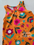 Vestido infantil floral laranja Kyly 922 na internet