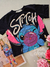 Blusa infantil Stitch preta Disney Animê N4848 - comprar online