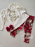 Conjunto infantil inverno flores branco Milon 758 - comprar online