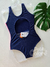 Maiô infantil c/ touca pegando onda azul marinho Siri Kids Sport 40812 - loja online