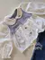 Conjunto infantil calça jeans e bata tweed Gabriela Aquarela 251045 - Petit Colorê | Moda Infantil, roupa de Menina, Menino e Bebê 