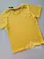 Camiseta infantil meia malha amarelo Charpey 18375 - comprar online