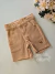 Bermuda infantil piquet areia Charpey 18298 - comprar online