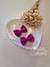 kit par laço infantil gravatinha linho fucsia 5,5 cm 1011 - comprar online