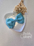 Laço infantil gravatinha linho azul claro 12 cm 1092 - comprar online