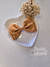 Laço infantil gravatinha linho caramelo 12 cm 1092 - comprar online