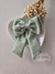 Laço infantil linho verde 11 cm 1002 - comprar online