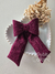 Laço infantil linho vinho 8 cm 1067 - comprar online