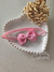 Faixa bebê meia de seda rosa laço 7 cm 1269 - comprar online