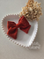 Laço infantil linho terracota 9 cm 1068 - comprar online