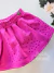 Shorts saia infantil strass pink berry Momi H5896 - loja online