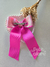 Laço longo infantil Minnie rosa furta-cor 0486 20cm na internet