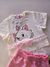 Conjunto infantil Marie Disney rosa Momi J6788 - Petit Colorê | Moda Infantil, roupa de Menina, Menino e Bebê 