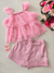 Conjunto infantil tule com pedrarias rosa Petit Cherie 012 - comprar online