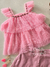 Imagem do Conjunto infantil tule com pedrarias rosa Petit Cherie 012