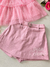 Conjunto infantil tule com pedrarias rosa Petit Cherie 012 - loja online