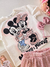 Conjunto infantil plissado Minnie e Mickey Disney Animê N4869 - loja online