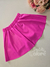Saia infantil couro fucsia N4588 - comprar online