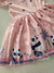 Vestido infantil panda rosa Mon Sucré 370 - Petit Colorê | Moda Infantil, roupa de Menina, Menino e Bebê 