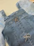 Vestido infantil jeans manga longa com laços de cristais 251057 - Petit Colorê | Moda Infantil, roupa de Menina, Menino e Bebê 