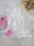 Vestido infantil laise branco Cinti 12496 - comprar online