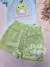 Conjunto infantil pera verde Cinti 12627 - Petit Colorê | Moda Infantil, roupa de Menina, Menino e Bebê 