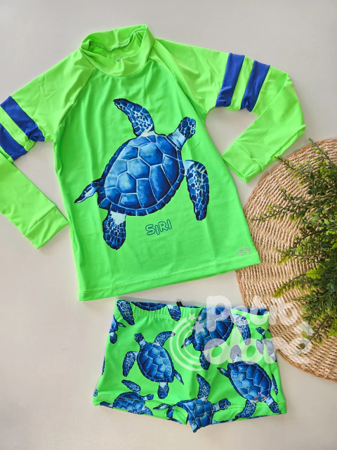 Conjunto infantil Sunga manga longa Arthur turtle Siri 40502 - comprar online