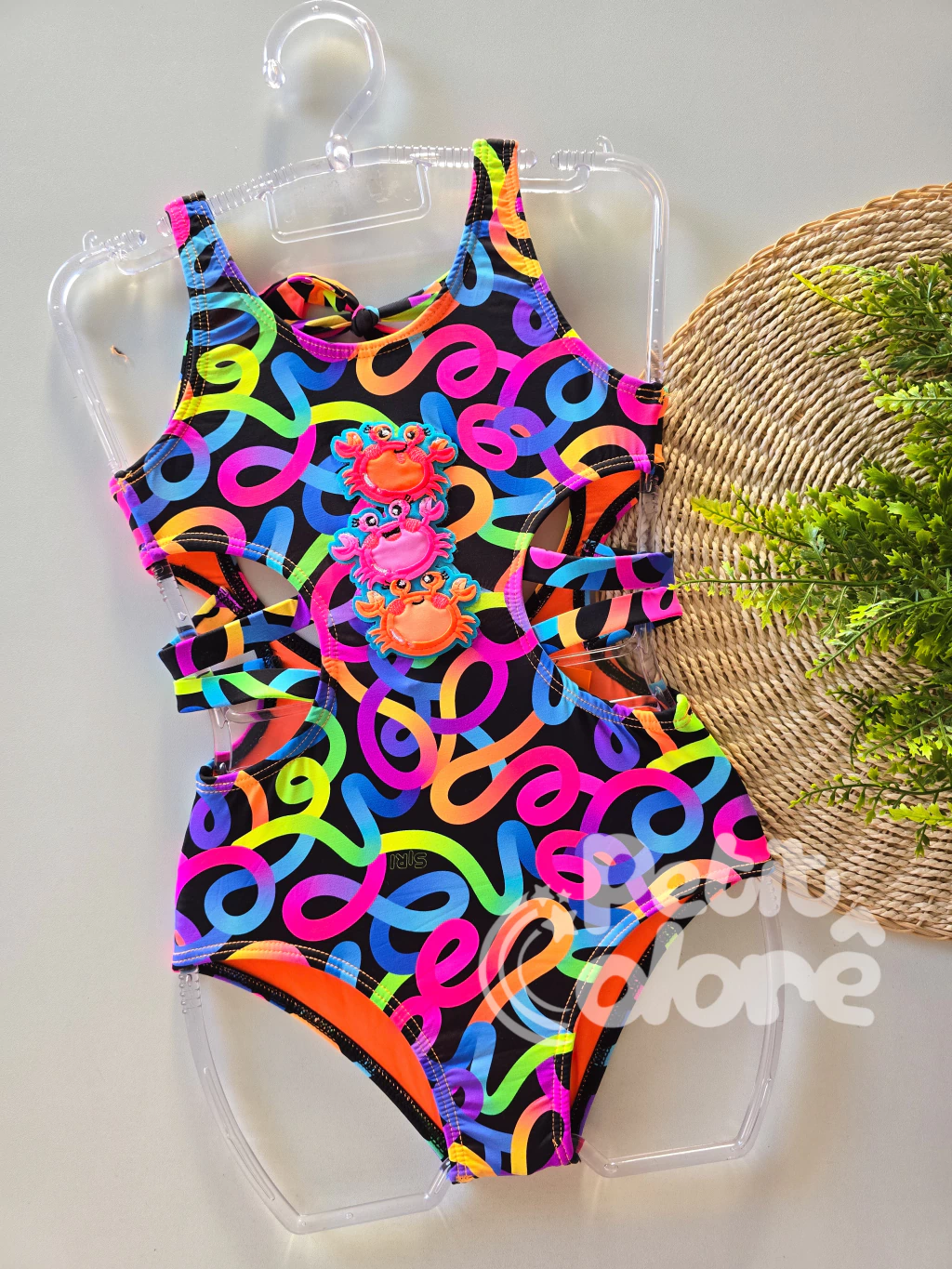 Maiô infantil Gabriela embolada Siri Kids 40179